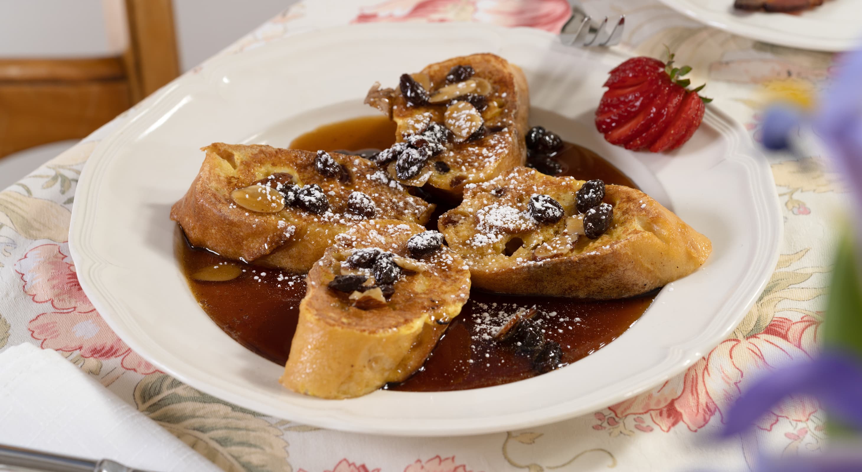 French toast at our historic Maine bed and breakfast